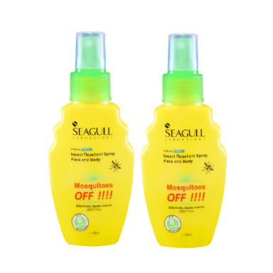 اسپری بدن ضد حشره سی گل (Seagull) سری Heal-Pro حجم 100 میلی‌لیتر مجموعه 2 عددی