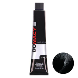 رنگ مو دوماسی (Domacy) شماره 1.1 حجم 120 میلی‌ لیتر رنگ مشکی پر کلاغی
