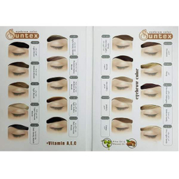کیت رنگ ابرو سانتکس (Suntex) شماره N10-E11 رنگ بلوند سوپر پلاتینه حجم 30 میلی‌لیتر