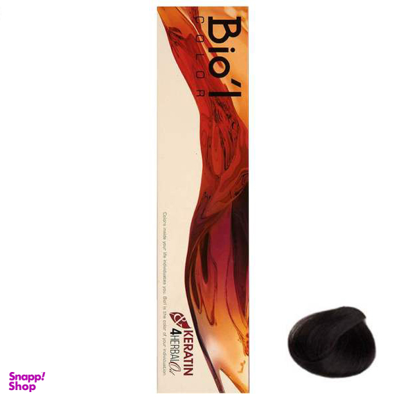 رنگ مو بیول (Biol) سری Professional شماره 2.0 رنگ قهوه‌ ای تیره حجم 100 میلی‌ لیتر