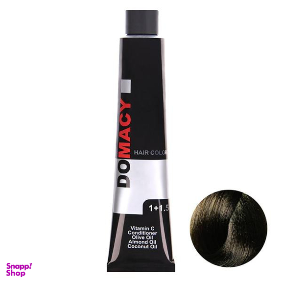 رنگ مو دوماسی (Domacy) شماره 5.00 رنگ قهوه‌ای روشن اکسترا حجم 120 میلی‌لیتر