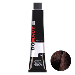 رنگ مو دوماسی (Domacy) شماره 4.5 رنگ قهوه‌ای ماهگونی متوسط حجم 120 میلی‌لیتر