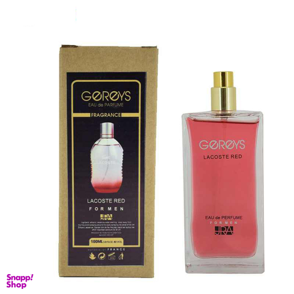 تستر ادوپرفیوم مردانه گریس (Gereys) مدل Lacoste Red حجم 100 میلی‌لیتر