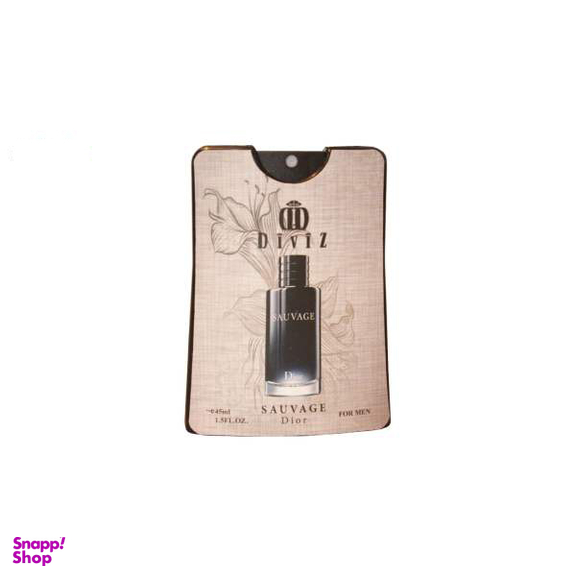 عطرجیبی مردانه دیوایز (Diviz) مدل ساواج دیور مدل حجم 45 میلی‌لیتر