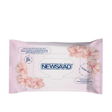 دستمال مرطوب نیوساد (Newsaad) مدل پری بیوتیک بسته 20 عددی