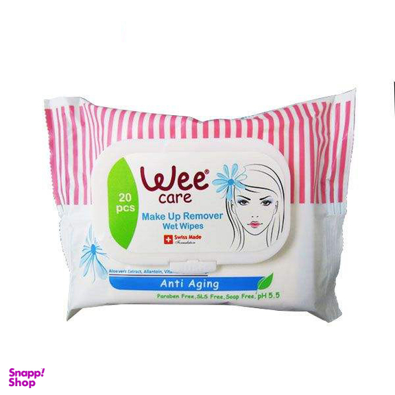 دستمال مرطوب وی کر (Wee Care) کد 800 بسته 20 عددی