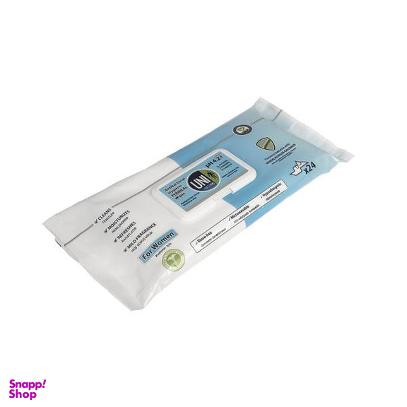 دستمال مرطوب بانوان یونی مد (Uni Med) مدل Antibacterial Hygienic Perineal بسته 24 عددی