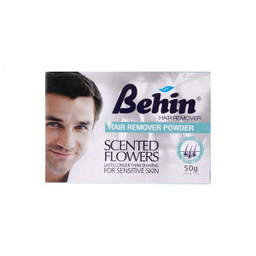 پودر موبر آقایان و بانوان بهین (Behin) مدل Scented Flowers وزن 50 گرم بسته 2 عددی