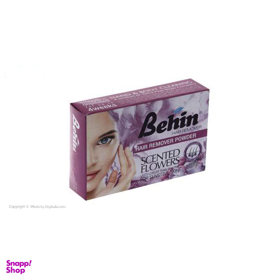 پودر موبر بانوان بهین (Behin) مدل Scented Flowers وزن 50 گرم