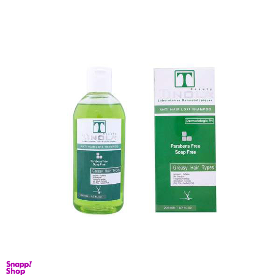 شامپو مو چرب تینولا بیوتی (Tinola beauty) کد TINO06 حجم 200 میلی‌لیتر