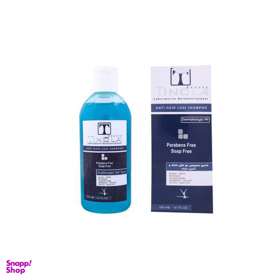 شامپو مو خشک و آسیب دیده تینولا بیوتی (Tinola beauty) کد TI05 حجم 200 میلی‌لیتر