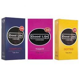 کاندوم گودلایف (Good life) مدل 011 بسته 3 عددی