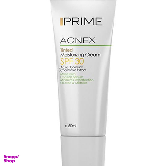 کرم مرطوب کننده پریم (prime) مدل Acnex Tinted SPF30 حجم 50 میلی‌لیتر