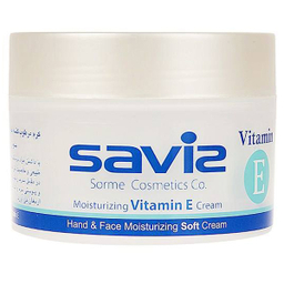 کرم مرطوب کننده دست و صورت ساویز (Saviz) مدل Vitamin E وزن 180 گرم