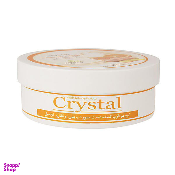 کرم مرطوب کننده کریستال (Crystal) مدل Orange Ginger حجم 200 میلیلیتر