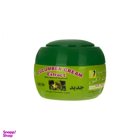 کرم مرطوب کننده و نرم کننده عطرآگین (Atragin) مدل Cucumber حجم 150 میلی‌لیتر