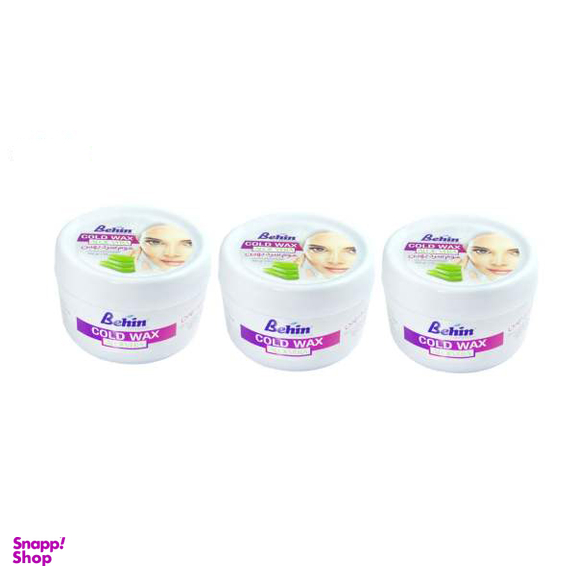 موم موبر بهین (Behin) مدل Aloe Vera وزن 300 گرم بسته 3 عددی