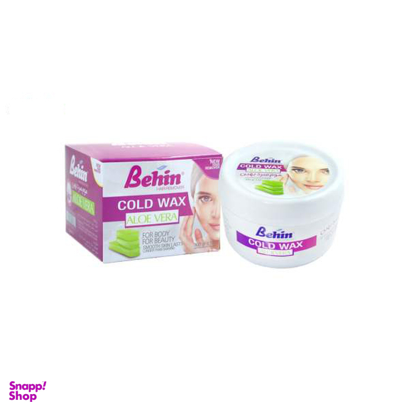 موم موبر بهین (Behin) مدل Aloe Vera وزن 300 گرم بسته 6 عددی