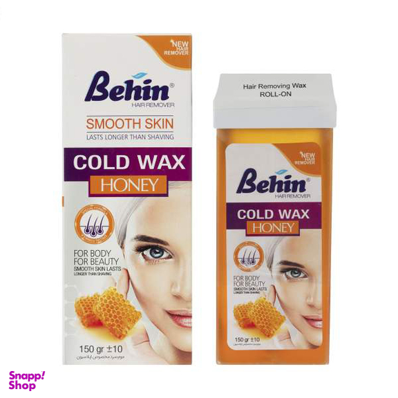 وکس موبر بهین (Behin) مدل Honey و Aloe وزن 150 گرم بسته 2 عددی