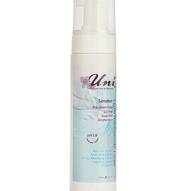 فوم بهداشتی بانوان یونی لد (Uni led) مدل Feminine Intimate مناسب پوست حساس حجم 200 میلی‌ لیتر