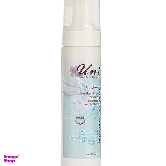فوم بهداشتی بانوان یونی لد (Uni led) مدل Feminine Intimate مناسب پوست حساس حجم 200 میلی‌ لیتر