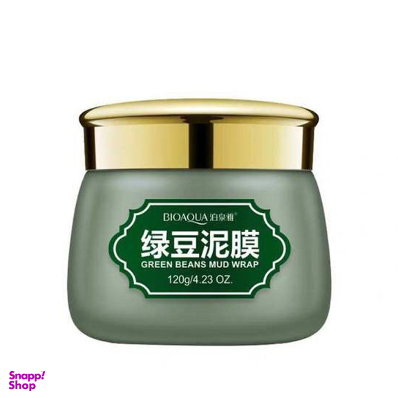 ماسک صورت بایوآکوا (Bioaqua) مدل Green Beans حجم 120 میلی‌لیتر