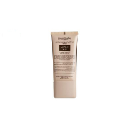 کرم ضد آفتاب رنگی سان سیف فاقد چربی با spf50 رنگ بژ وانیلی حجم 40 میلی لیتر