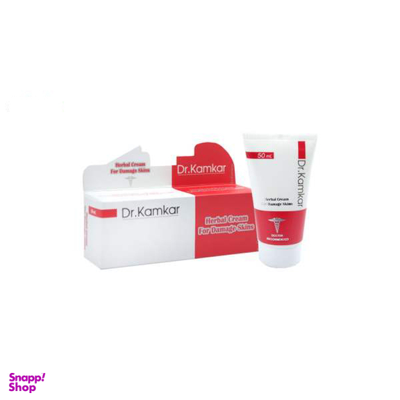 کرم زخم بستر دکتر کامکار (Dr.kamkar) مدل Herbal Cream حجم 50 میلی‌لیتر بسته 12 عددی