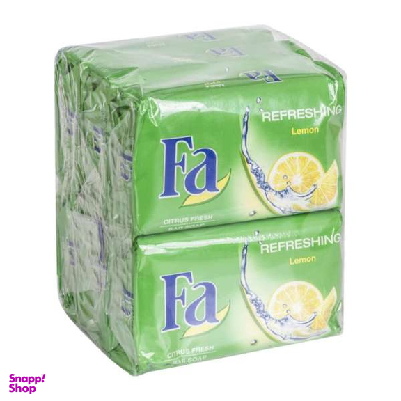 صابون شستشو فا (Fa) مدل lemon وزن 175 گرم بسته 6 عددی
