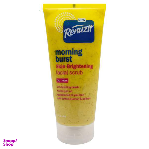 اسکراب لایه بردار پوست رینو زیت (Renuzit) مدل Deep Action حجم 200 میلی‌لیتر + اسکراب سفید کننده پوست Morning Burst