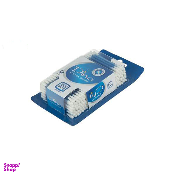 گوش پاک کن دینا (Dina) مدل Blue بسته 200 عددی