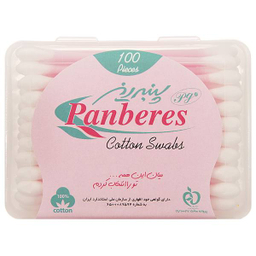 گوش پاک کن کتابی پنبه ریز (Panberes) بسته 100 عددی
