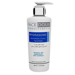 ژل شستشو صورت فیس دوکس (Face Doux) سری Hydrasome مناسب پوست های خشک و حساس حجم 200 میلی‌ لیتر