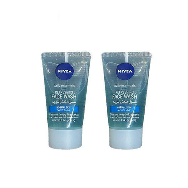 ژل پاک‌ کننده آرایش صورت نیوآ (Nivea) مدل F502 حجم 15 میلی‌لیتر مجموعه 2 عددی