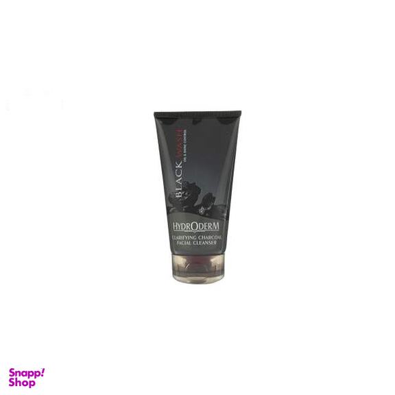 ژل شستشوی هیدرودرم (Hydroderm) مدل Black Wash حجم 150 میلی‌لیتر