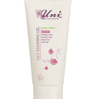 ژل پاک کننده صورت یونی لد (Uni Led) سری Herbal Origin مدل Oily Skin حجم 200 میلی‌ لیتر