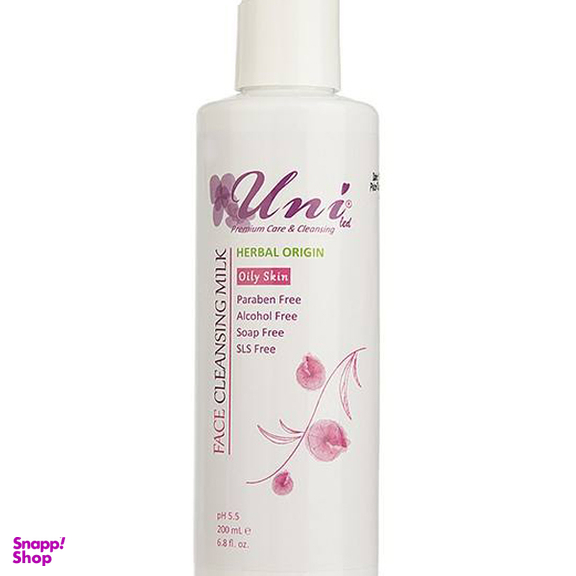 شیر پاک کن یونی لد (Uni Led) سری Herbal Origin مدل Oily Skin حجم 200 میلی‌ لیتر