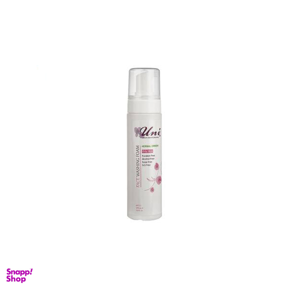 فوم شستشو صورت یونی لد (Uni Led) سری Herbal Origin مدل Oily Skin حجم 200 میلی‌ لیتر