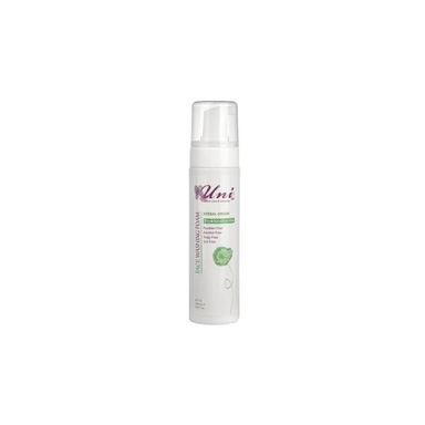 فوم شستشو صورت یونی لد (Uni Led) سری Herbal Origin مدل Dry & Sensitive Skin حجم 200 میلی‌ لیتر