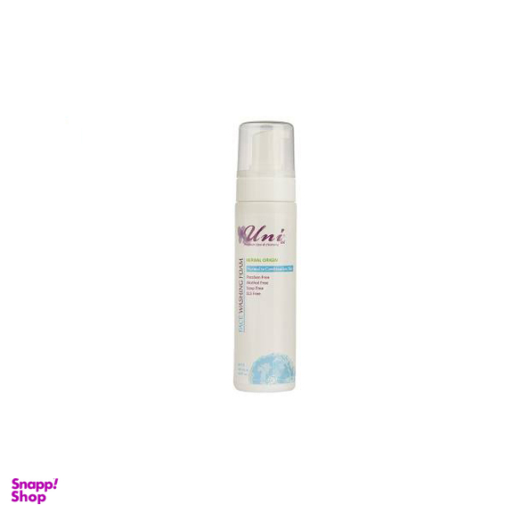 فوم شستشو صورت یونی لد (Uni Led) سری Herbal Origin مدل Normal To Combination Skin حجم 200 میلی‌ لیتر