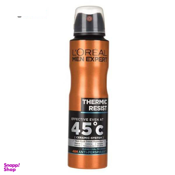 اسپری ضد تعریق مردانه لورآل (Loreal) سری Men Expert مدل Thermic Resist حجم 250 میلیلیتر
