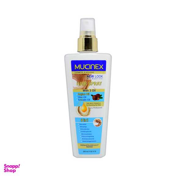 اسپری مو ماسینکس (Mucinex) مدل 3 Oil حجم 200 میلی‌لیتر