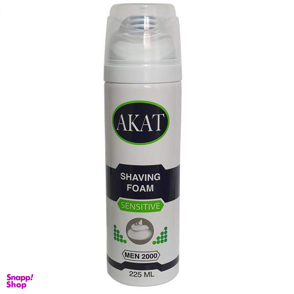 فوم اصلاح آکات (Akat) مدل Sensitive حجم 225 میلی لیتر