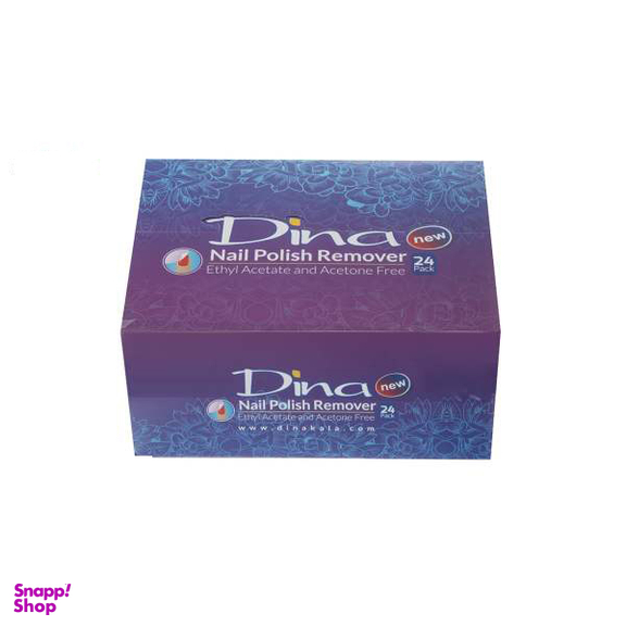 پد لاک پاک کن دینا (Dina) مدل Flower بسته 24 عددی