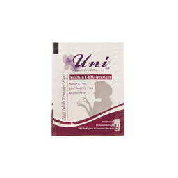 پد لاک پاک کن یونی لد (Uni Led) مدل Vitamin E & Moisturizer بسته 10 عددی