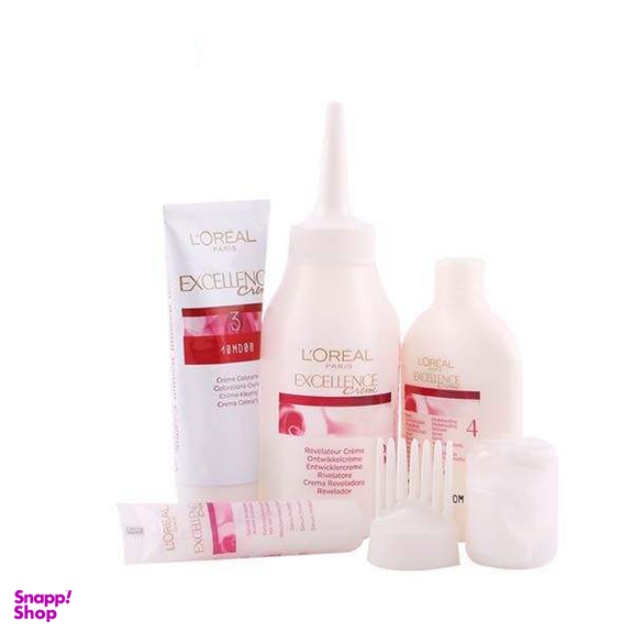 کیت رنگ مو لورآل (Loreal) مدل Excellence شماره 7.3 رنگ بلوند طلایی تیره حجم 48 میلیلیتر