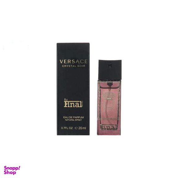 عطر جیبی زنانه فینال (Final) مدل Crystal Noir حجم 20 میلی‌لیتر