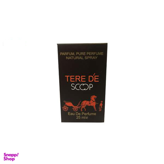 عطر جیبی مردانه اسکوپ (Scoop) مدل Tere D'e حجم 25 میلی‌ لیتر