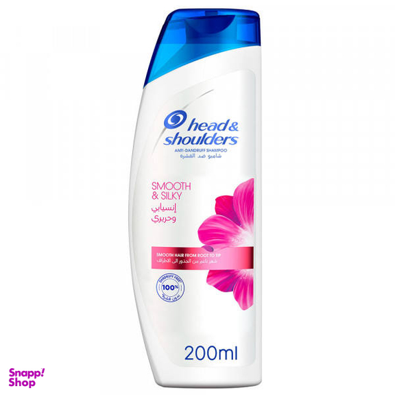 شامپو ضد شوره مو هد اند شولدرز (Head & shoulders) مدل Smooth And Silky حجم 400 میلی‌لیتر