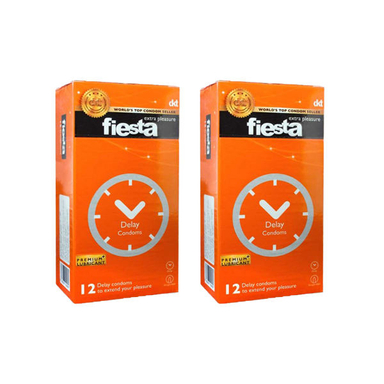 کاندوم فیستا (Fiesta) مدل Delay بسته 2 عددی